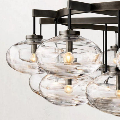 Cabrette Round Chandelier 60" - Dawn Lamps