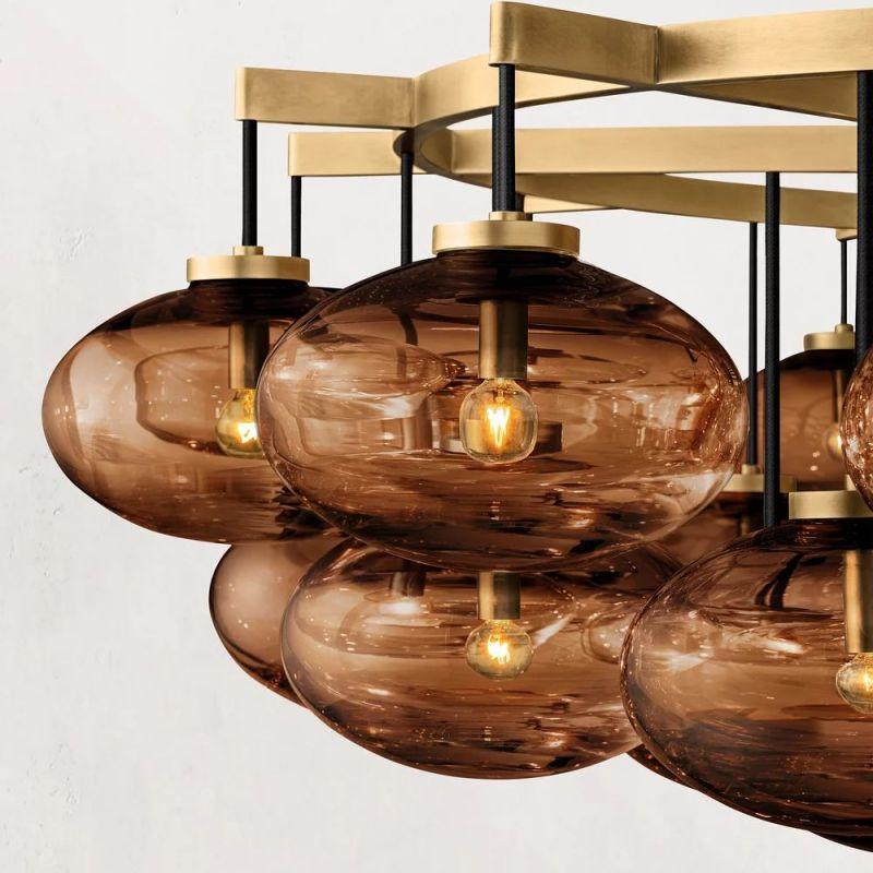 Cabrette Round Chandelier 60" - Dawn Lamps