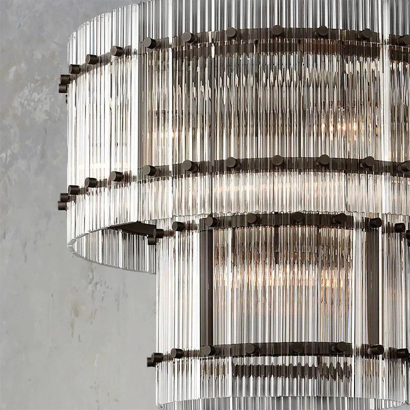 San Marco Two-tier Luxury Round Chandelier 22" - Dawn Lamps