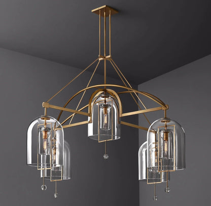 Fulcrum Round Chandelier 73" 5-Lights - Dawn Lamps