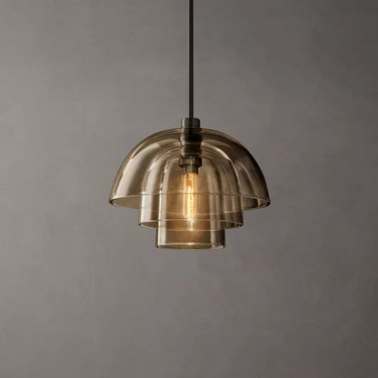 Blom Layered Glass Cloche Pendant Light
