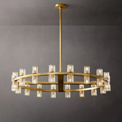 Arcachon Crystal Round Chandelier 36" - Dawn Lamps
