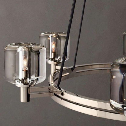 Demaret Crystal Round Chandelier 36'' - Dawn Lamps