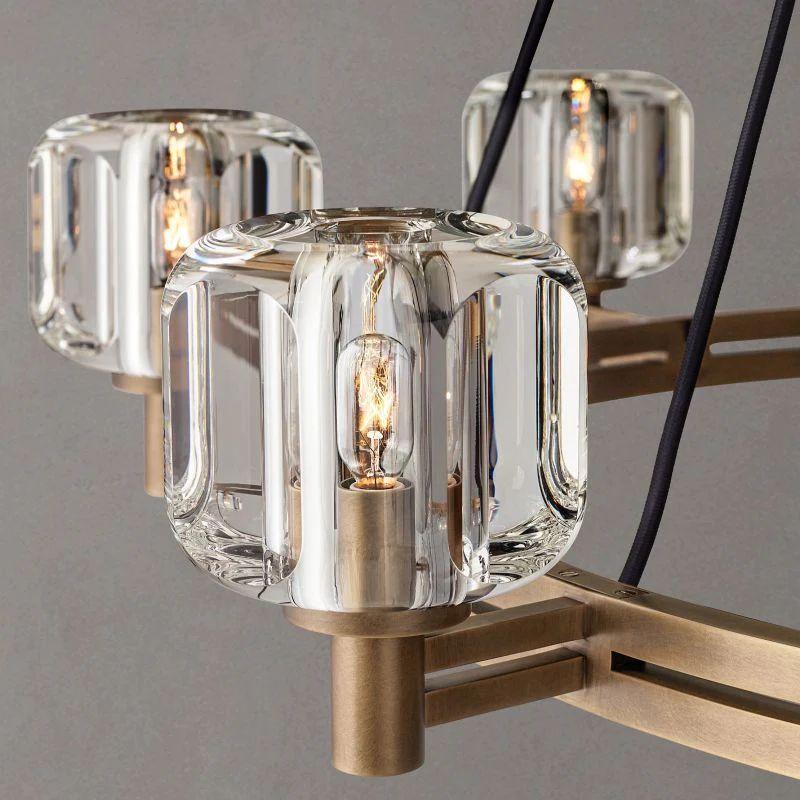 Demaret Crystal Round Chandelier 48'' - Dawn Lamps