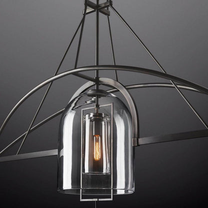 Fulcrum Linear Chandelier 61" 3 Lights - Dawn Lamps