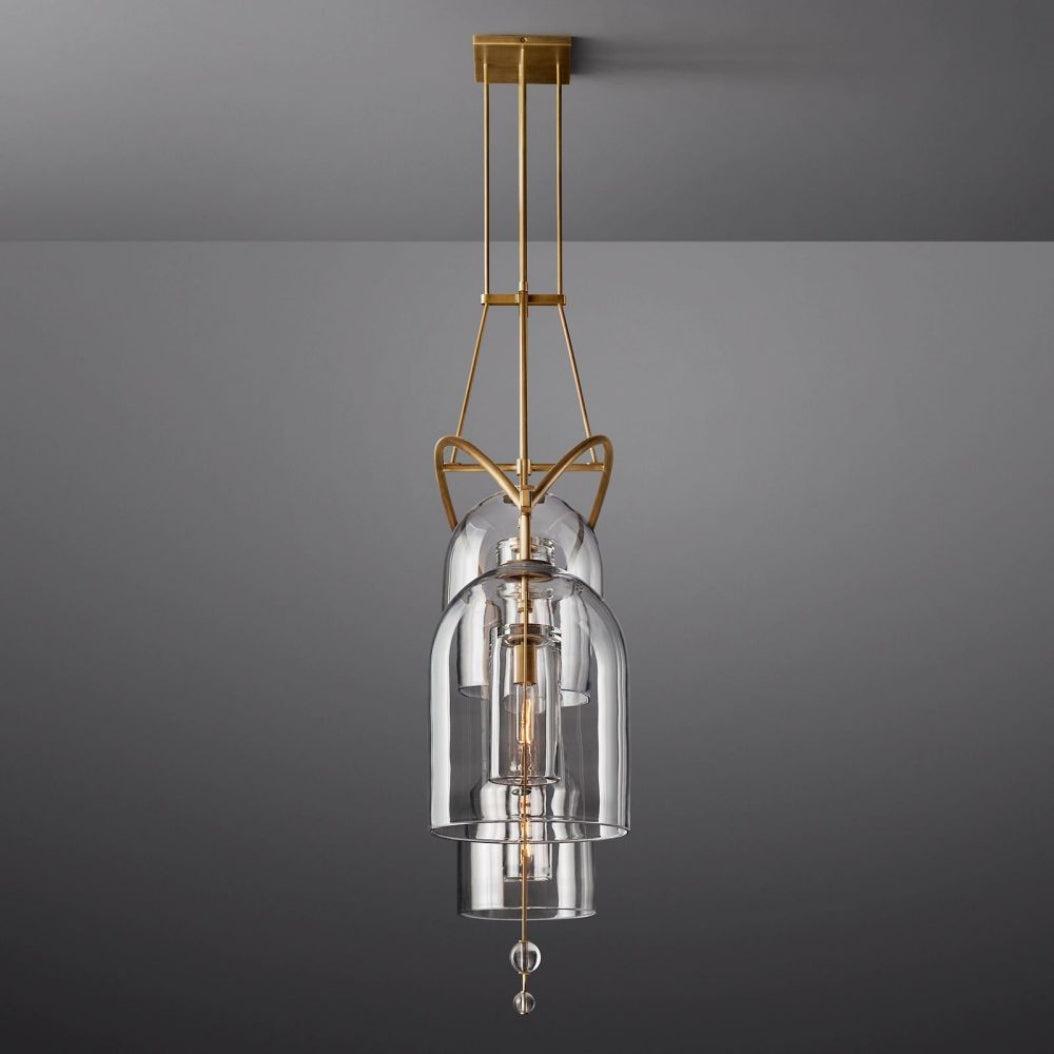 Fulcrum Linear Chandelier 85" 3-Lights - Dawn Lamps