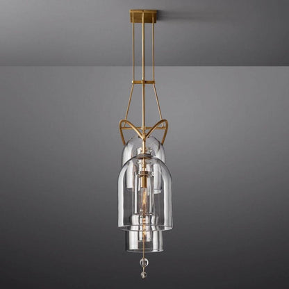 Fulcrum Linear Chandelier 85" 3-Lights - Dawn Lamps