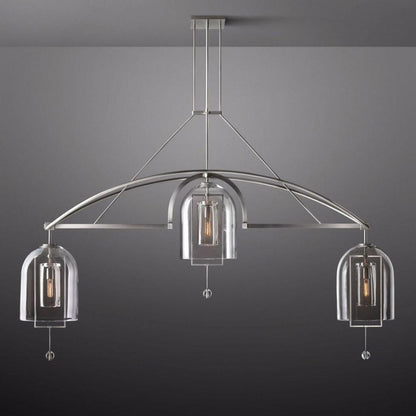 Fulcrum Linear Chandelier 85" 3-Lights - Dawn Lamps