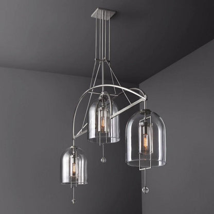 Fulcrum Linear Chandelier 85" 3-Lights - Dawn Lamps