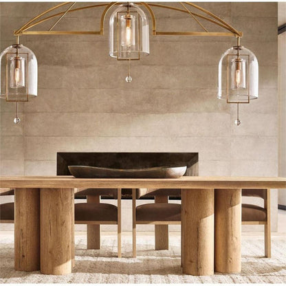 Fulcrum Linear Chandelier 61" 3 Lights - Dawn Lamps