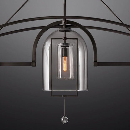 Fulcrum Linear Chandelier 61" 3 Lights - Dawn Lamps