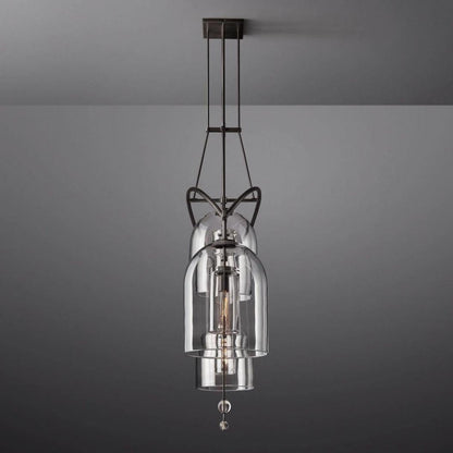 Fulcrum Linear Chandelier 85" 3-Lights - Dawn Lamps