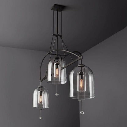 Fulcrum Linear Chandelier 85" 3-Lights - Dawn Lamps