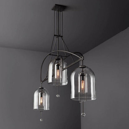 Fulcrum Linear Chandelier 61" 3 Lights - Dawn Lamps