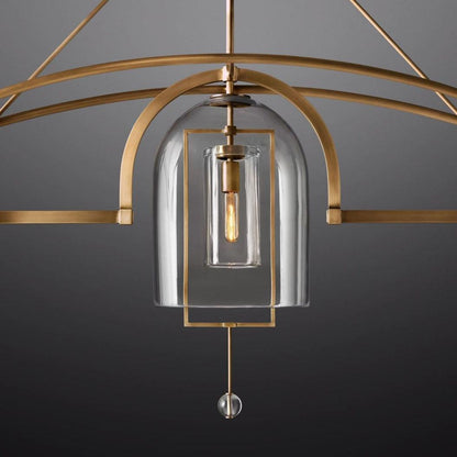 Fulcrum Linear Chandelier 85" 3-Lights - Dawn Lamps