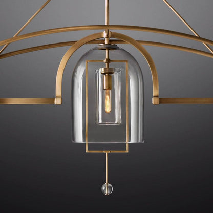 Fulcrum Linear Chandelier 61" 3 Lights - Dawn Lamps