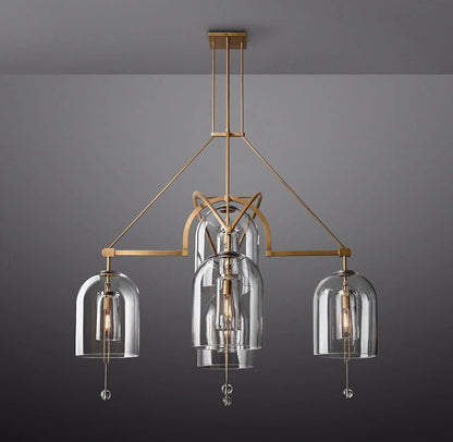 Fulcrum Round Chandelier 61" 5-Lights - Dawn Lamps