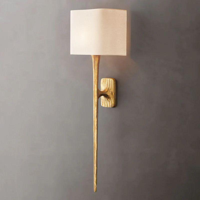 Thadeus Grand Shaded Wall Sconce - Dawn Lamps