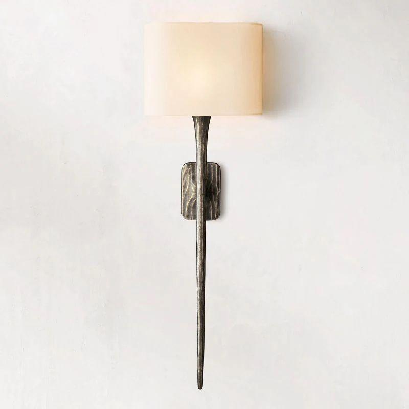 Thadeus Grand Shaded Wall Sconce - Dawn Lamps