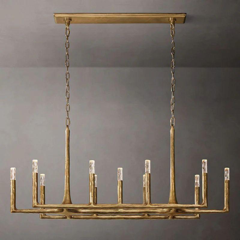 Thadeus Linear Chandelier 54” - Dawn Lamps