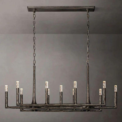 Thadeus Linear Chandelier 54” - Dawn Lamps