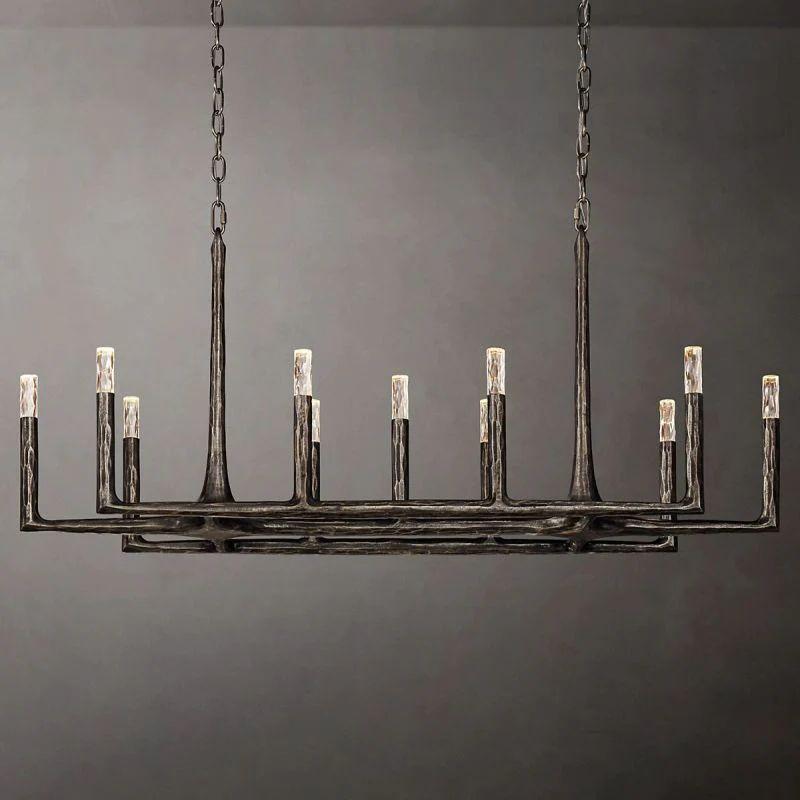 Thadeus Linear Chandelier 54” - Dawn Lamps