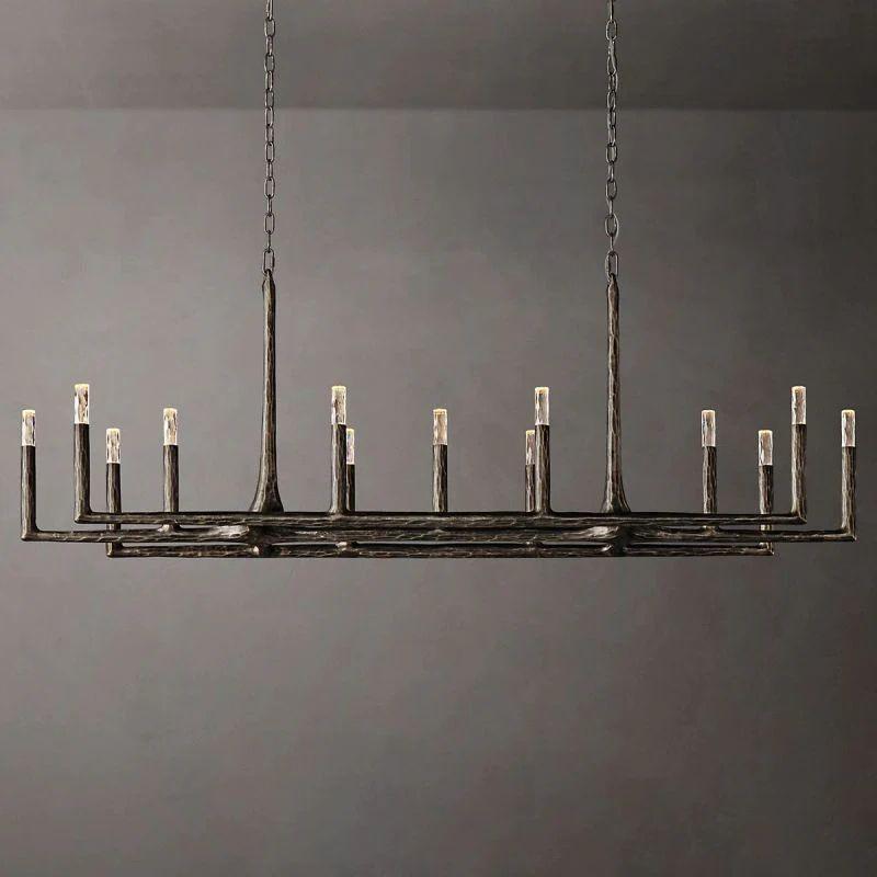 Thadeus Linear Chandelier 72” - Dawn Lamps