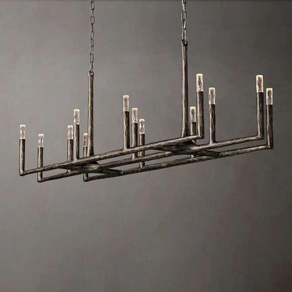 Thadeus Linear Chandelier 72” - Dawn Lamps
