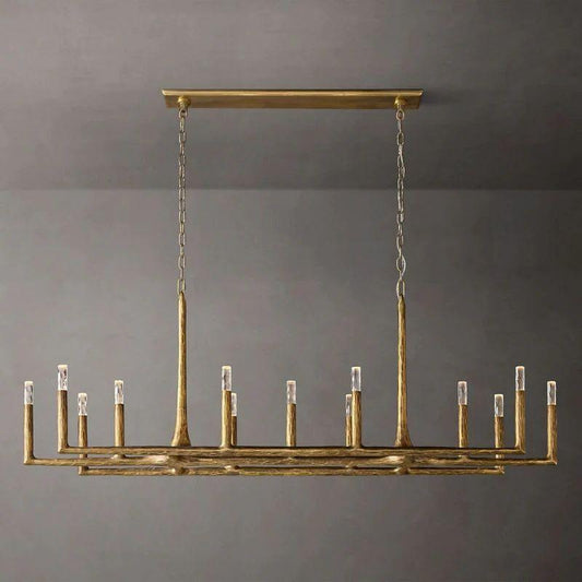 Thadeus Linear Chandelier 72” - Dawn Lamps