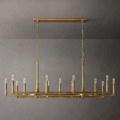 Thadeus Linear Chandelier 72” - Dawn Lamps