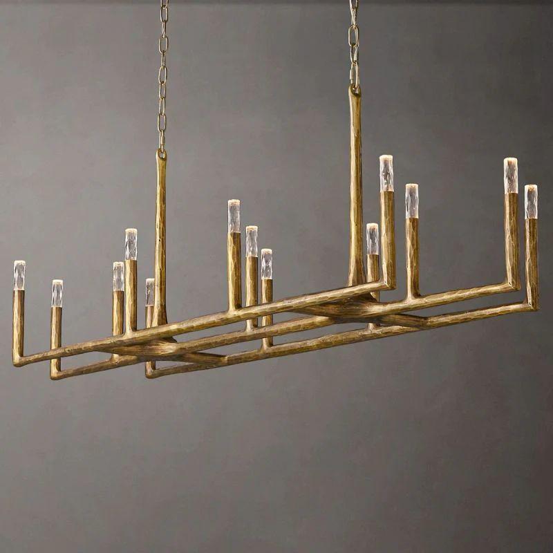 Thadeus Linear Chandelier 72” - Dawn Lamps