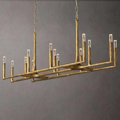 Thadeus Linear Chandelier 72” - Dawn Lamps