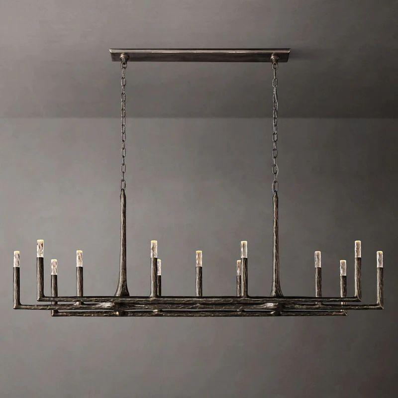 Thadeus Linear Chandelier 72” - Dawn Lamps