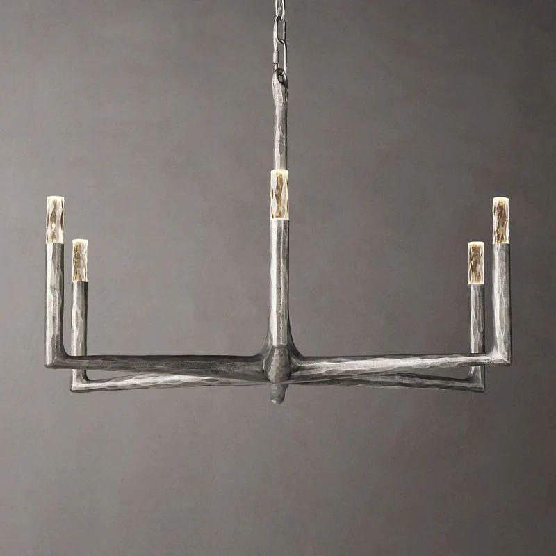 Thadeus Round Chandelier 36” - Dawn Lamps