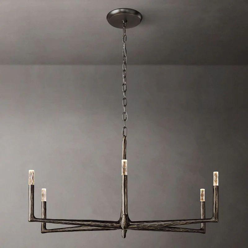 Thadeus Round Chandelier 48” - Dawn Lamps