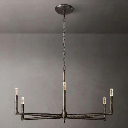 Thadeus Round Chandelier 48” - Dawn Lamps
