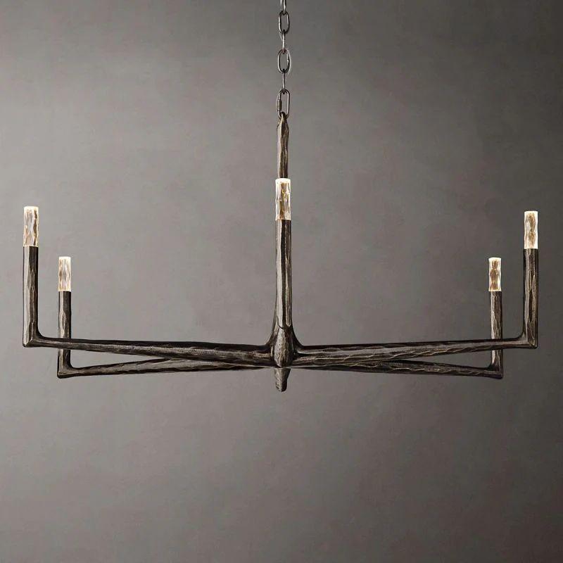 Thadeus Round Chandelier 48” - Dawn Lamps
