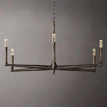 Thadeus Round Chandelier 48” - Dawn Lamps