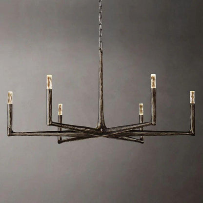 Thadeus Round Chandelier 48” - Dawn Lamps