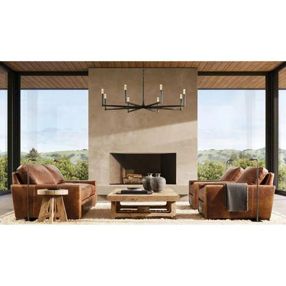 Thadeus Round Chandelier 60” - Dawn Lamps
