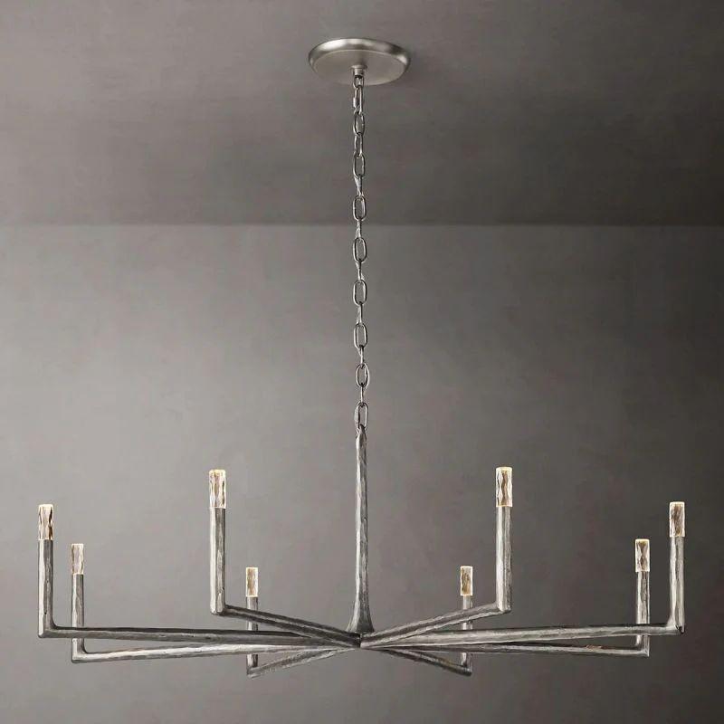 Thadeus Round Chandelier 60” - Dawn Lamps