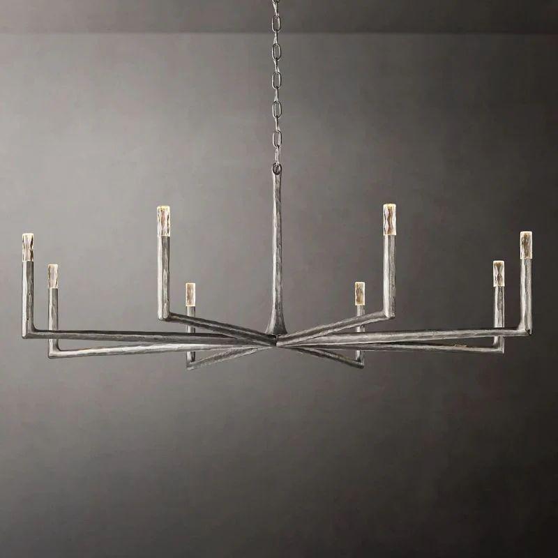 Thadeus Round Chandelier 60” - Dawn Lamps