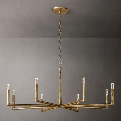 Thadeus Round Chandelier 60” - Dawn Lamps