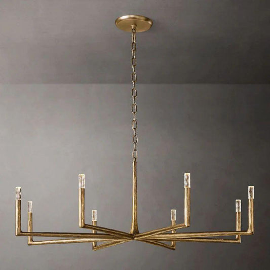 Thadeus Round Chandelier 60” - Dawn Lamps