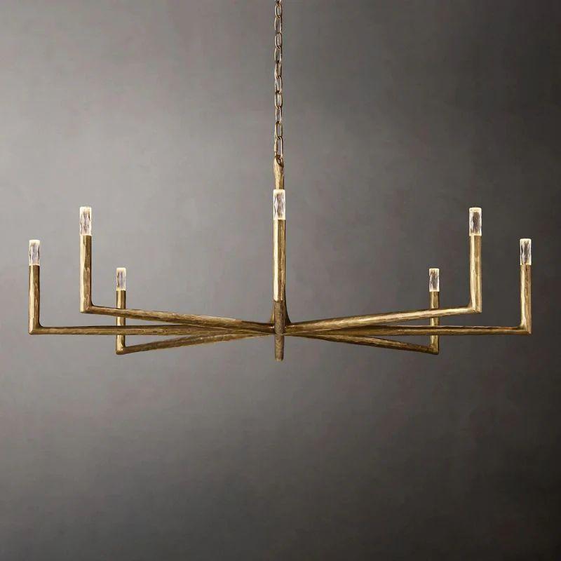 Thadeus Round Chandelier 60” - Dawn Lamps