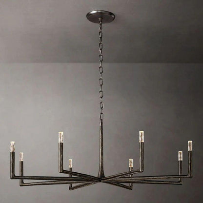 Thadeus Round Chandelier 60” - Dawn Lamps