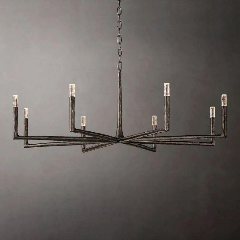 Thadeus Round Chandelier 60” - Dawn Lamps