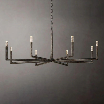 Thadeus Round Chandelier 60” - Dawn Lamps