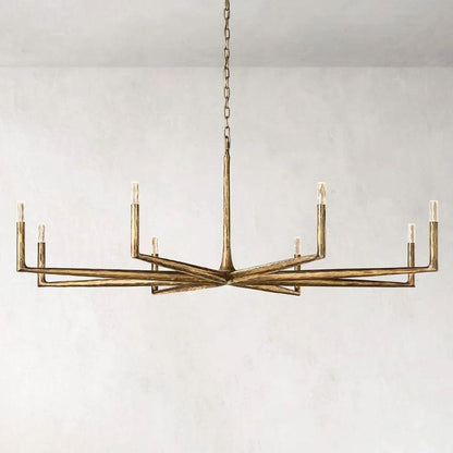 Thadeus Round Chandelier 72” - Dawn Lamps