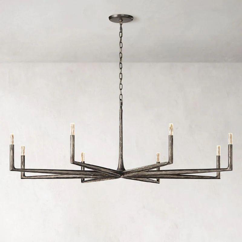Thadeus Round Chandelier 72” - Dawn Lamps